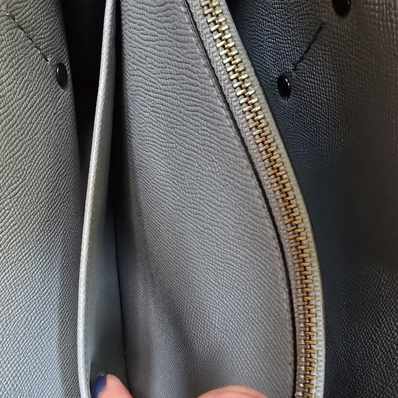 Coach Forest Green Tote with Scarf and Horse Charm - Picture 11 of 13